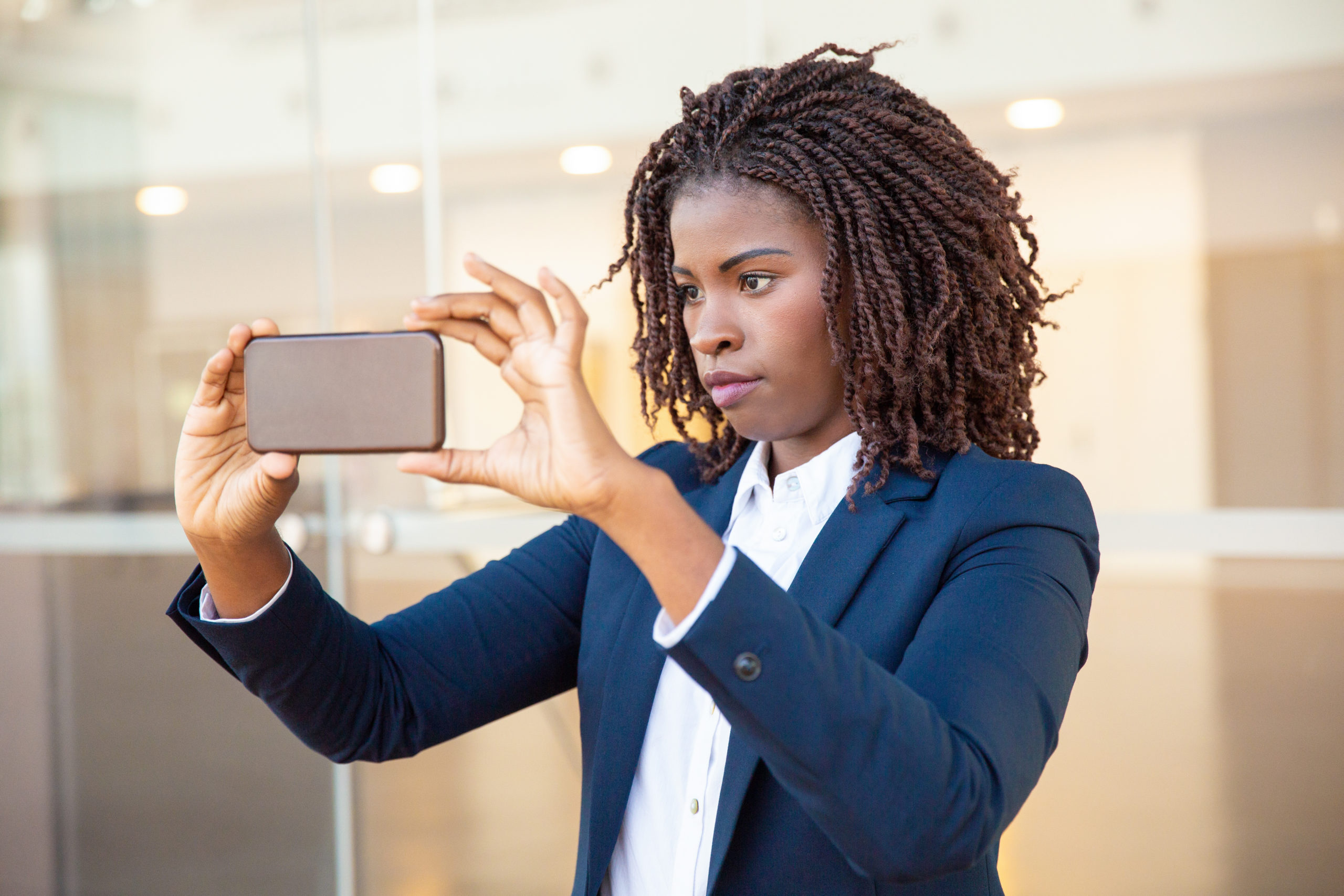 a real estate agent showcasing a property virtually