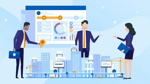 Real estate agent using CRM software to manage client leads