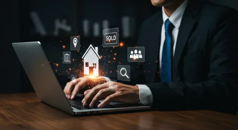New real estate agent reviewing business plan to avoid common career mistakes