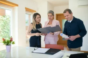 Real Estate Agent Planning a Marketing Strategy