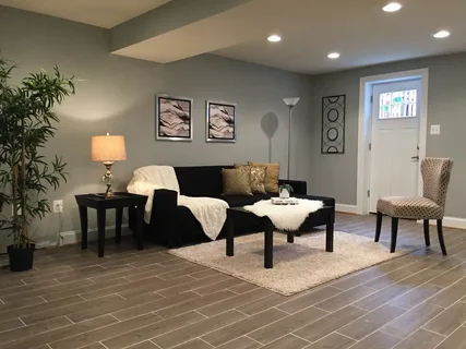 Depersonalized Home Interior Staged for Sale