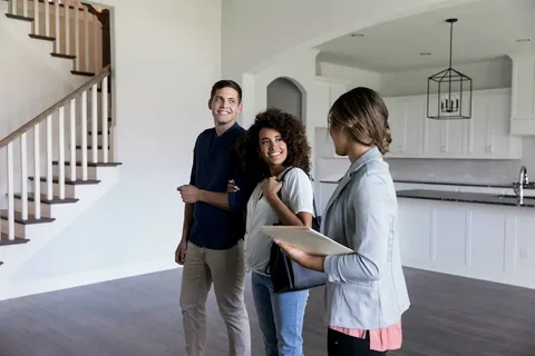 Homebuyer Exploring the Neighborhood Before Purchase