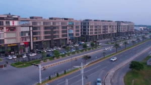 DHA Lahore Phase 5 residential street view with modern houses 2026
