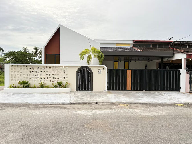 Renovated double-story terrace home in Taman Desa Jaya showing typical 2026 resale condition and frontage